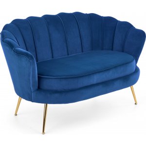 Aromati 2-Sitzer-Sofa - Blau/Gold