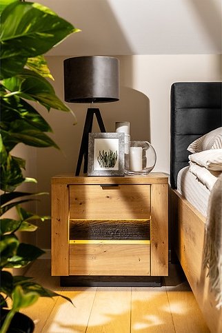 Ostia Nachttisch - Eiche Ostia Nachttisch - Eiche