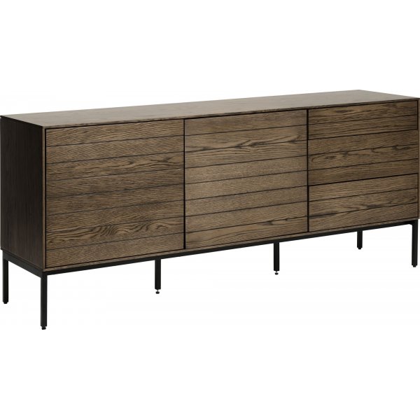 Inez Sideboard aus braun geölter Eiche - 180 cm breit Inez Sideboard aus braun geölter Eiche - 180 cm breit