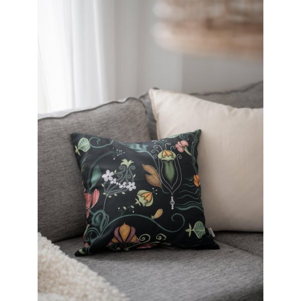 Jos Kissenbezug 45 x 45 cm - Schwarz