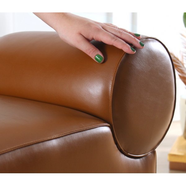 Rohin-Hocker - Braunes Kunstleder Rohin-Hocker - Braunes Kunstleder