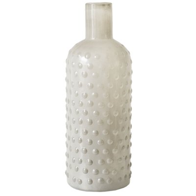 Vase Glasflasche Bubbles PE136722 - Grau