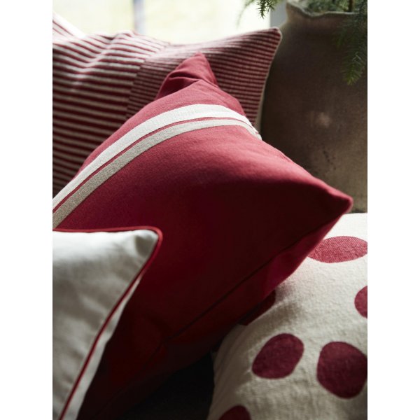 Majken Kissenbezug 50 x 50 cm - Rot