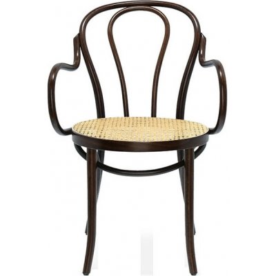 Stuhl Nr. 18 mit Rattansitz - Beliebige Farbe des Gestells