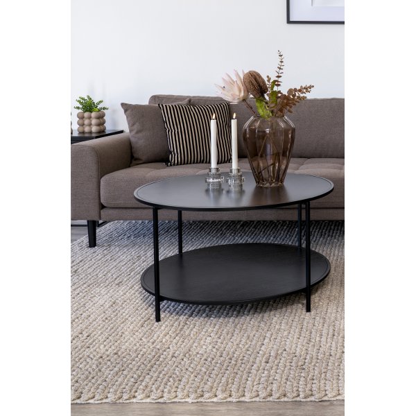 Mandi handgewebter Teppich Natur