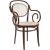 Stuhl Nr. 10 mit Rattansitz - Jede Farbe des Rahmens
