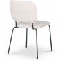 Lokrume Essgruppe 120 cm Tisch aus hellem Holz + 4 Lokrume beige Sthle