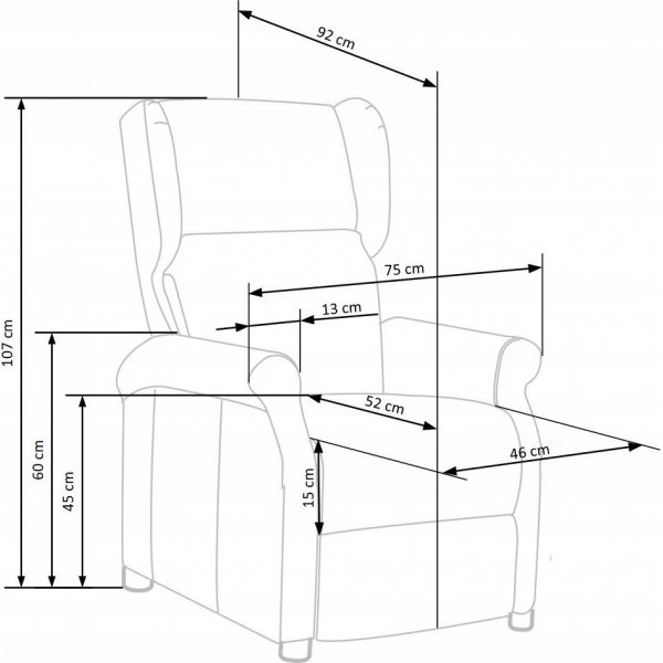 Relaxsessel mit Massagefunktion aus beigem Stoff Relaxsessel mit Massagefunktion aus beigem Stoff