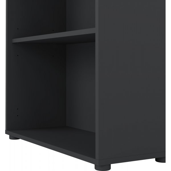 Schilder-B�cherregal hoch - Mattgrau