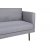 Eden 3-Sitzer XL Sofa - Stoff Grau