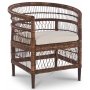 Tranum Sessel aus Rattan - Braun