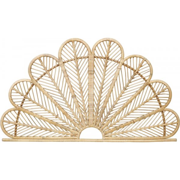 Peacock Bett Kopfteil (Passend fr Betten 160-180 cm) - Rattan/natur