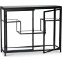 Schrank Winchester - Schwarzes Metall / Glas