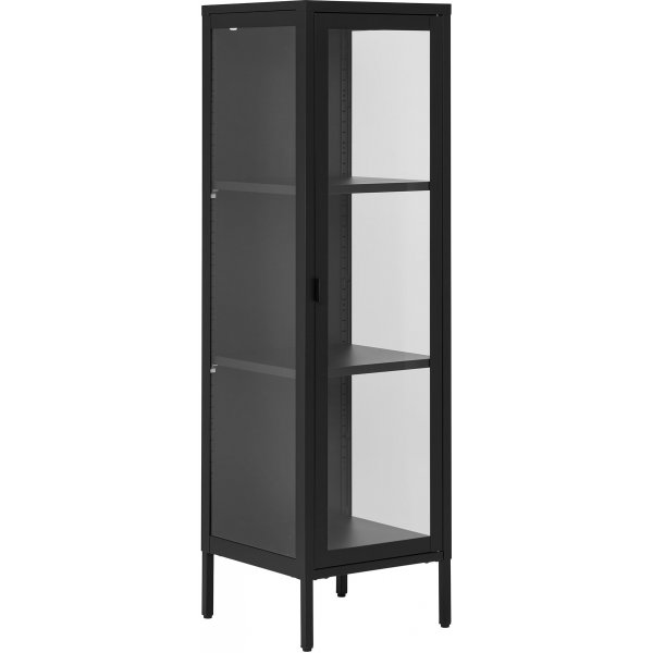 Brisbane Vitrine 40x35x140 cm - Schwarz