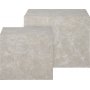 Prager Couchtisch-Set - Marmoroptik