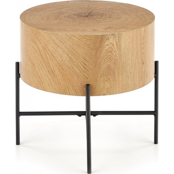 Ennis Couchtisch 45 cm - Eiche/schwarz