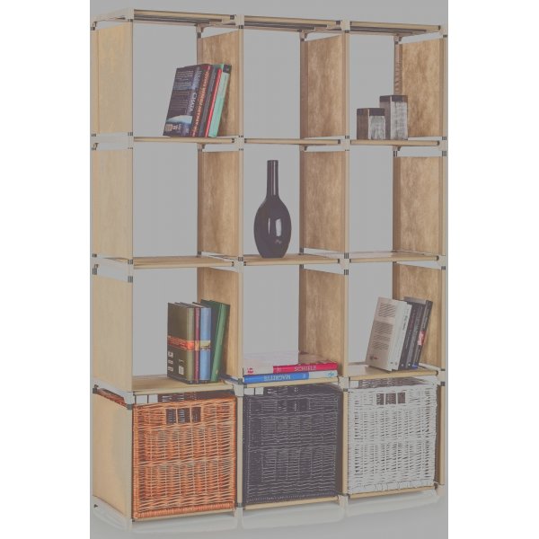 Metro-Bcherregal - Beige