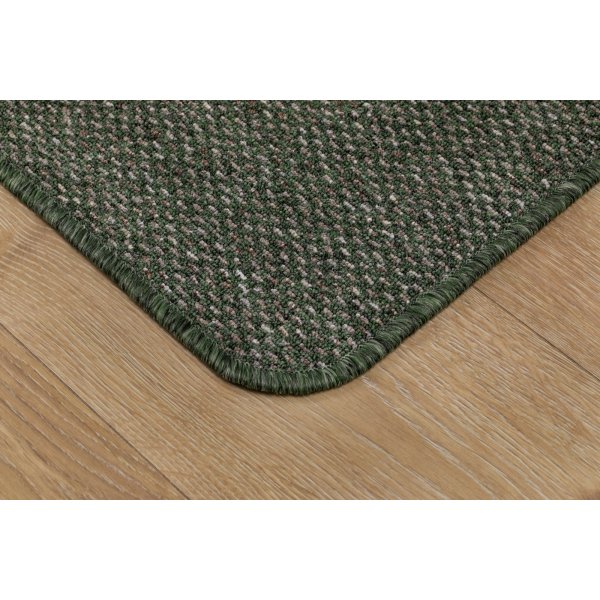 Zeus flach gewebter Teppich Smaragdgrn