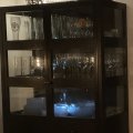 Kundenbild Lamier Vitrinenschrank - Braun gebeizte Eiche