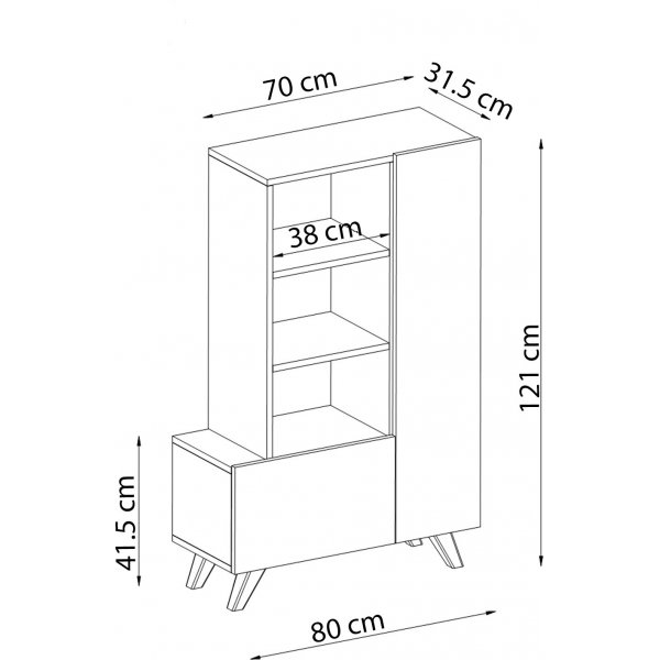 Agostina Schuhschrank - Anthrazit Agostina Schuhschrank - Anthrazit