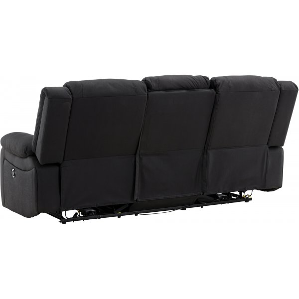 Singapore 3-Sitzer-Liegesofa - Schwarz