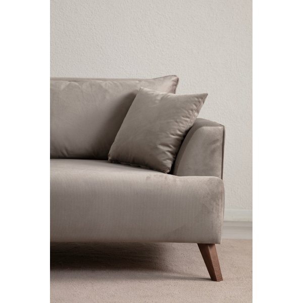 Buhara 3-Sitzer-Sofa - Hellgrau