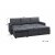 Dream Schlafsofa mit Stauraum (Diwan-Sofa) - Dunkelgrau (Stoff)