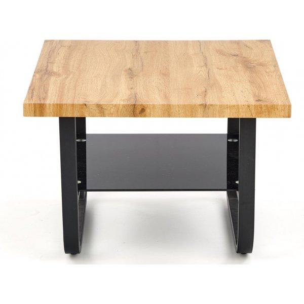 Thorn Couchtisch 65 x 65 cm - Eiche/schwarz