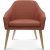 Stuhl mit Schalengestell - Optionale Farbe des Gestells und der Polsterung