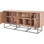 Quantum Medula Sideboard - Kiefer/schwarz/Muster
