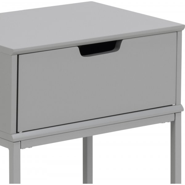 Mitra Nachttisch - Grau