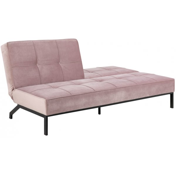 Perugia 2,5-Sitzer-Schlafsofa rosa Samt Perugia 2,5-Sitzer-Schlafsofa rosa Samt