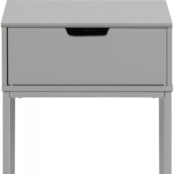 Mitra Nachttisch - Grau