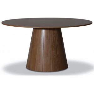 Cone runder Couchtisch 85 cm - Nussbaum