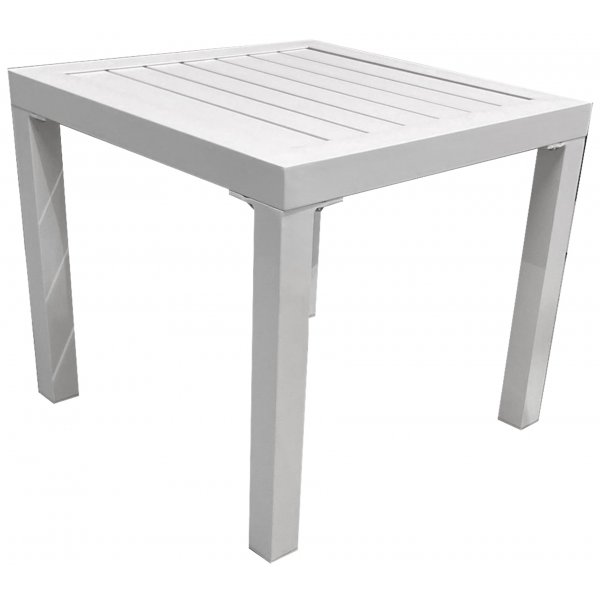 Beistelltisch Vencie - Weies Aluminium