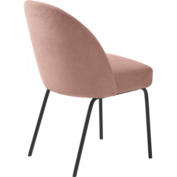 Zirkusstuhl aus rosa Chenille