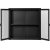 Brisbane Wandschrank 80x18x80 cm - Schwarz