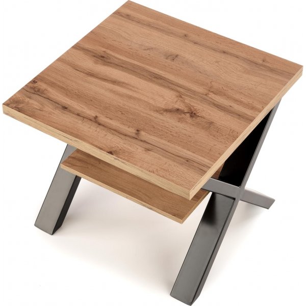 Kasady Couchtisch 65 cm - Wotan Eiche/schwarz