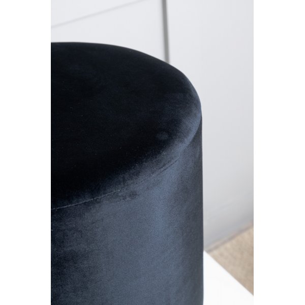 Remi Hocker - Schwarzer Samt Remi Hocker - Schwarzer Samt