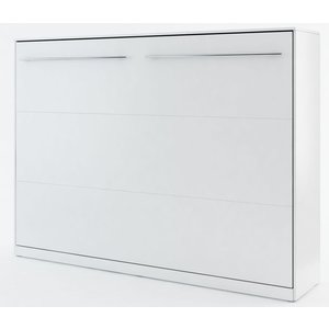 Bettschrank compact living Horizontal (Klappbett 140x200 cm) - Weiß (Matt)