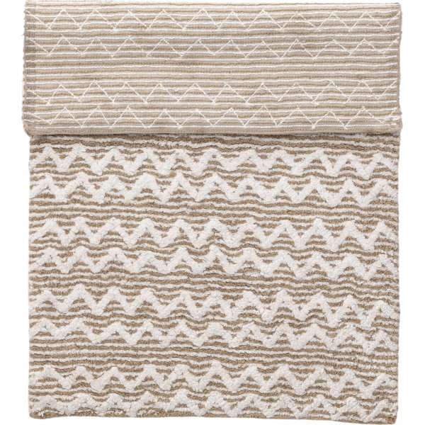 Philippa Teppich 60x90 cm - Sand/Wei�