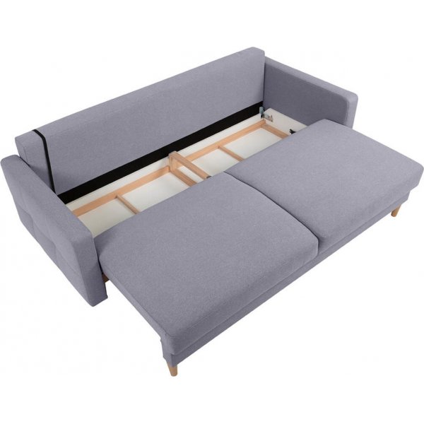 Noret 3-Sitzer Schlafsofa - Grau