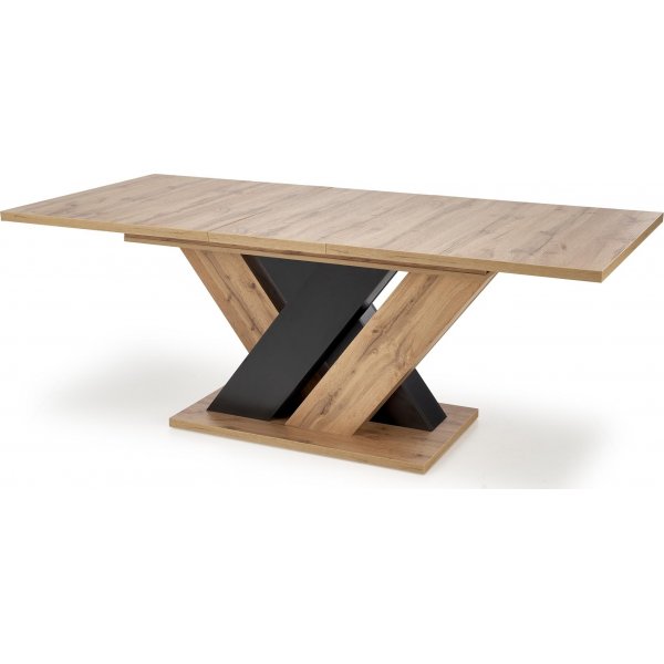 Brandon Esstisch 160-200 x 90 cm - Wotan-Eiche/Schwarz Brandon Esstisch 160-200 x 90 cm - Wotan-Eiche/Schwarz