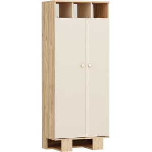 Schreinergarderobe - Kiefer/Beige