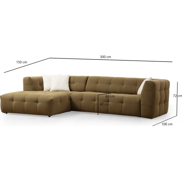 Cady-Diwansofa - Khaki