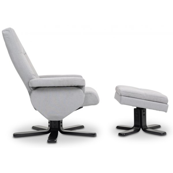 Verstellbarer Sessel mit Fuhocker