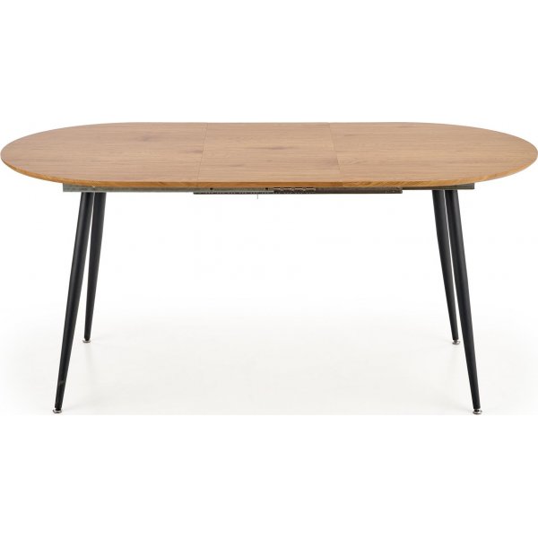 Rocky Esstisch 120-160 cm - Eiche/schwarz