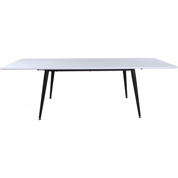 Hendry Esstisch 150-240 cm - Weiß/Schwarz Hendry Esstisch 150-240 cm - Weiß/Schwarz