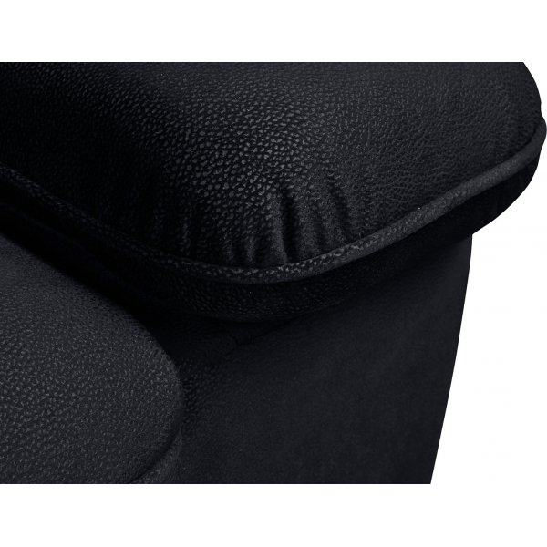 Darby Ecksofa links - Schwarz