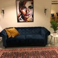 Kundenbild Chesterfield Royal 3-Sitzer Sofa - Dunkelblau